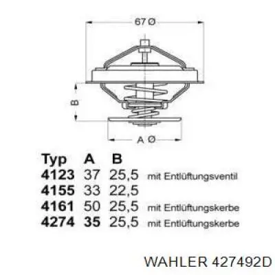 427492D Wahler Termostato