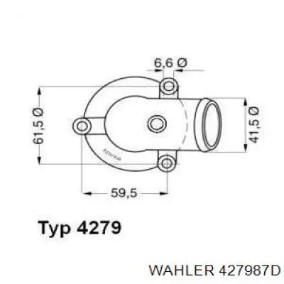 Termostato Wahler 427987D preço, a partir de 33,79 USD