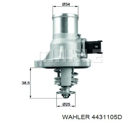 Termostato Wahler 4431105D preço, a partir de 43,37 USD