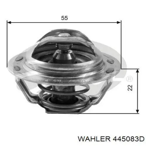 Termostato Wahler 445083D preço, a partir de 11,16 USD