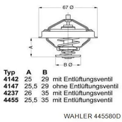 Termostato Wahler 445580D preço, a partir de 35,77 USD