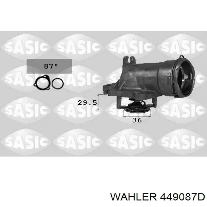 Termostato 449087D Wahler