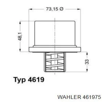 461975 Wahler Termostato