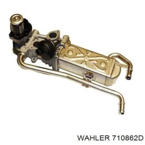 Radiador do sistema EGR de recirculação dos gases de escape 710862D Wahler