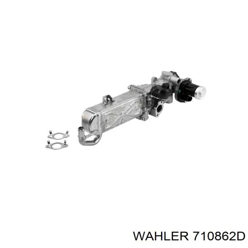 Radiador do sistema EGR de recirculação dos gases de escape Wahler 710862D preço, a partir de 167,63 USD