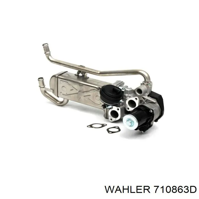 Radiador do sistema EGR de recirculação dos gases de escape Wahler 710863D preço, a partir de 305,16 USD