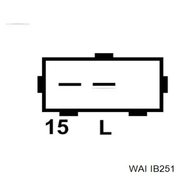 Relê-regulador do gerador (relê de carregamento) F00M145251 Bosch