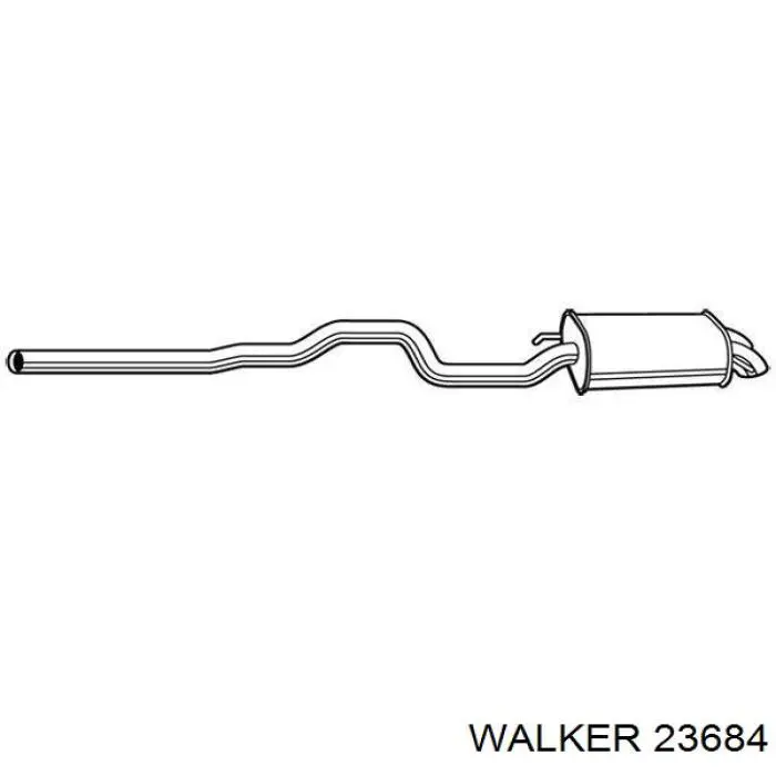 Compre 7E0253609M VAG Silenciador, parte traseira
