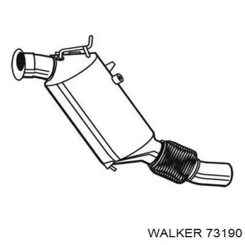 18308514477 BMW Filtro de partículas do sistema dos gases de escape