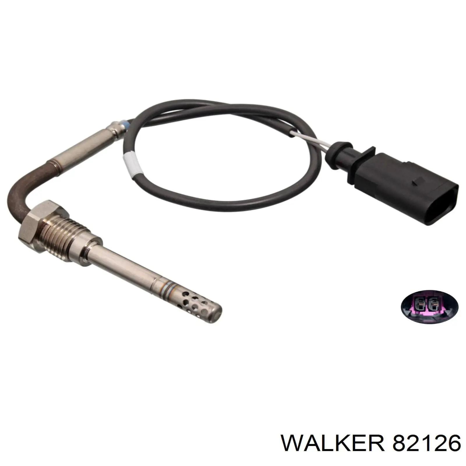 82126 Walker Braçadeira de silenciador dianteira