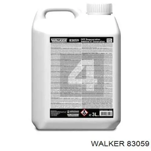 Fluido para a limpeza de filtros de fuligem Walker 83059