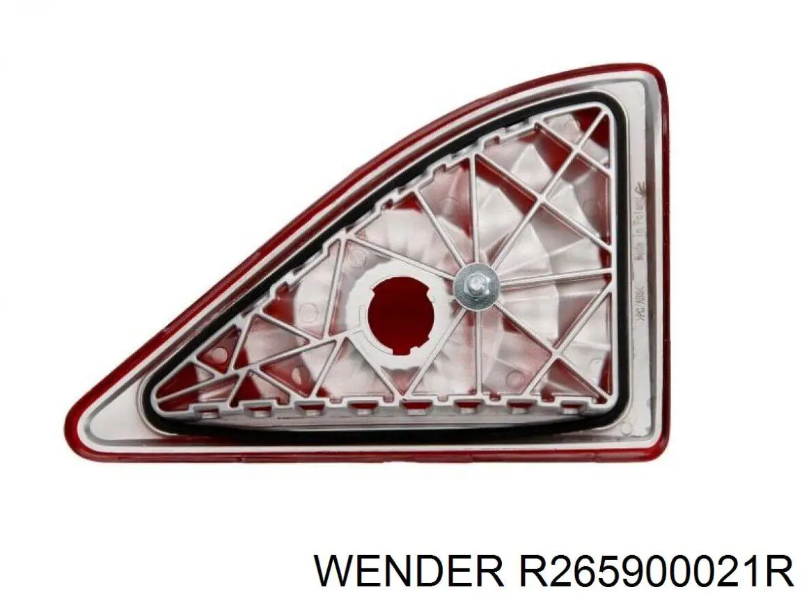 Sinal de parada traseiro adicional R265900021R Wender