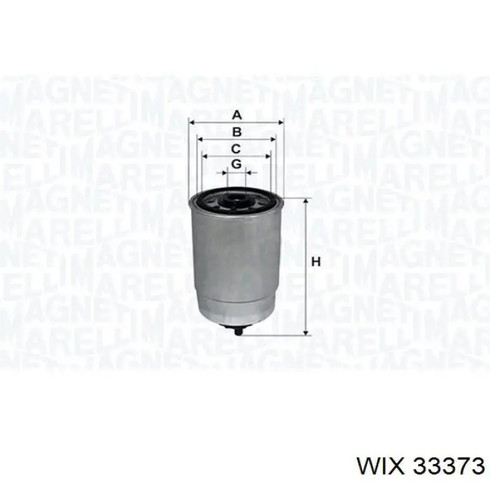 33373 WIX Filtro de combustível