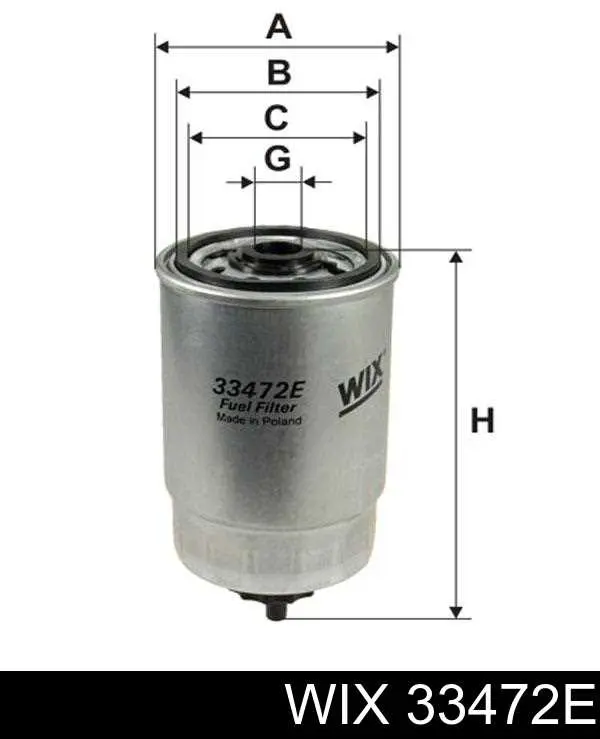 Filtro de combustível WIX 33472E preço, a partir de 12,39 USD