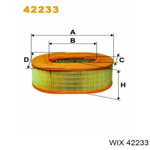 Filtro de ar WIX 42233 preço, a partir de 18,32 USD
