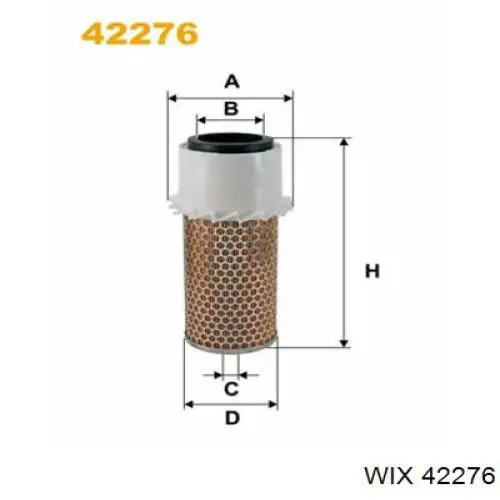 Filtro de ar WIX 42276 preço, a partir de 14,63 USD