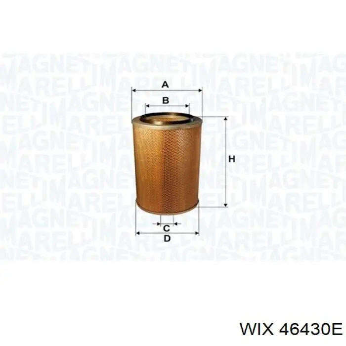 Filtro de ar WIX 46430E preço, a partir de 20,95 USD