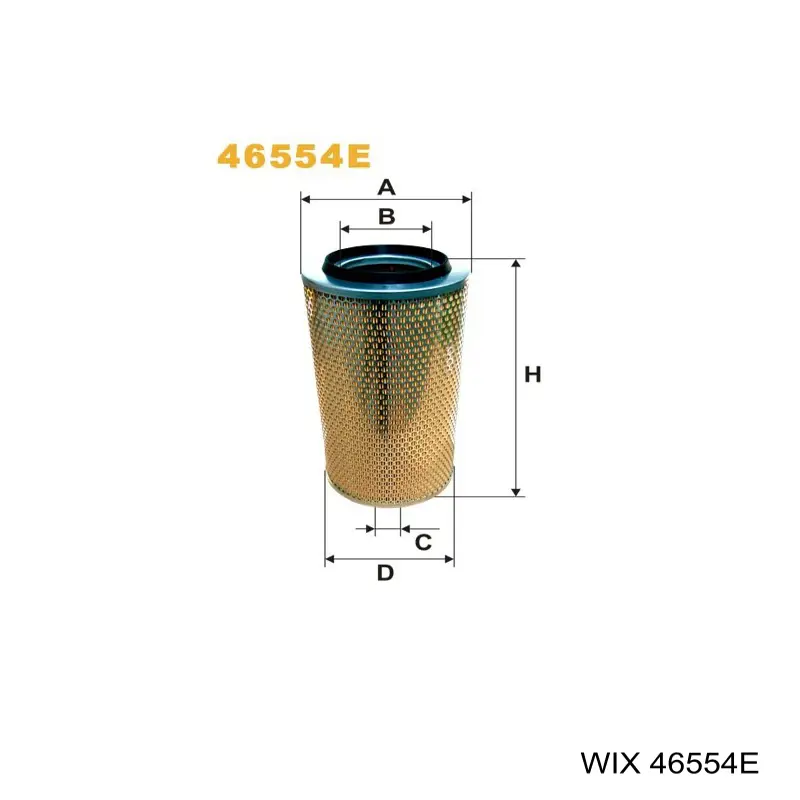 Compre 46554E WIX Filtro de ar