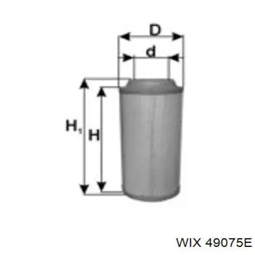11110175 Volvo Filtro de ar