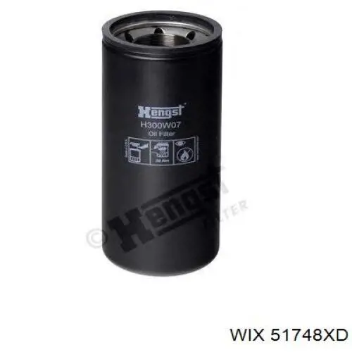 Filtro de óleo WIX 51748XD preço, a partir de 82,07 USD