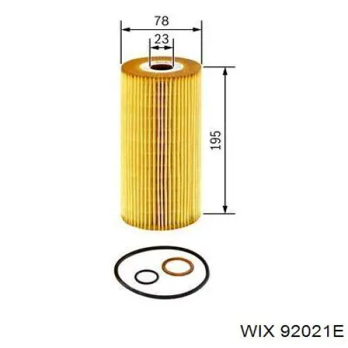 Compre 92021E WIX Filtro de óleo
