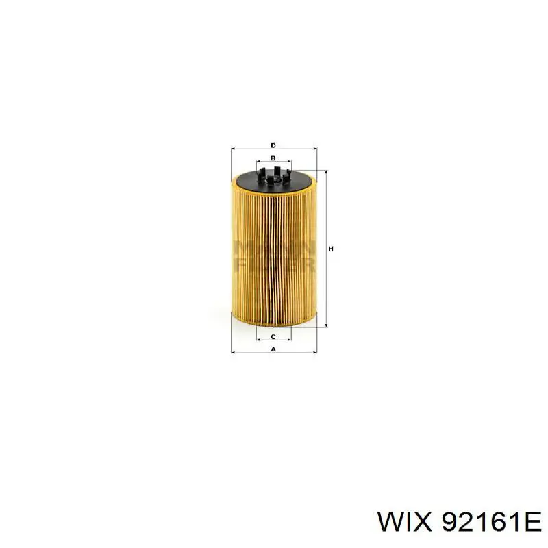92161E WIX Filtro de óleo