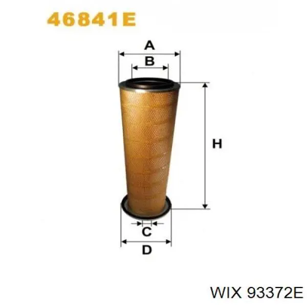 Filtro de ar WIX 93372E preço, a partir de 64,82 USD
