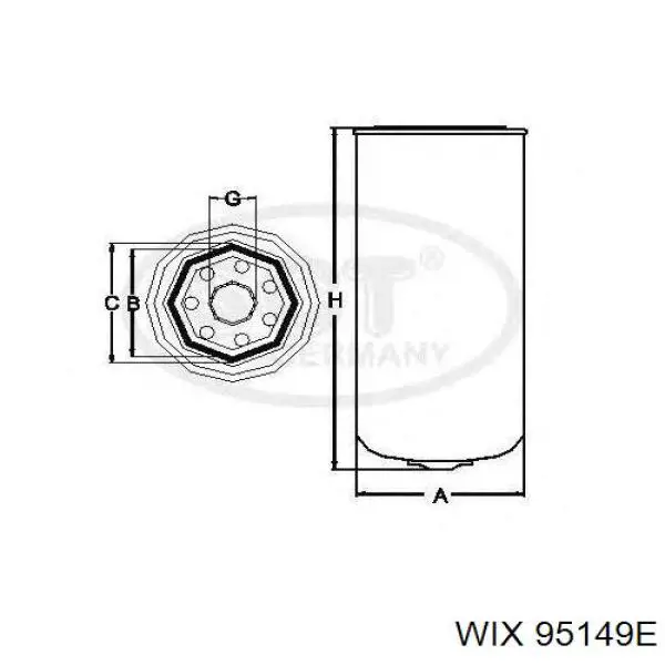 Filtro de combustível WIX 95149E preço, a partir de 24,39 USD