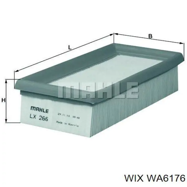 Compre WA6176 WIX Filtro de ar