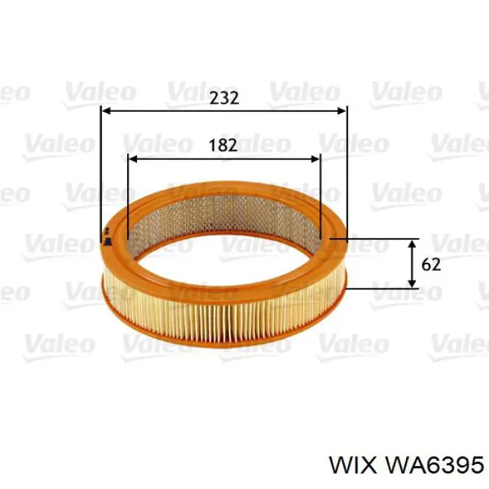 Compre WA6395 WIX Filtro de ar