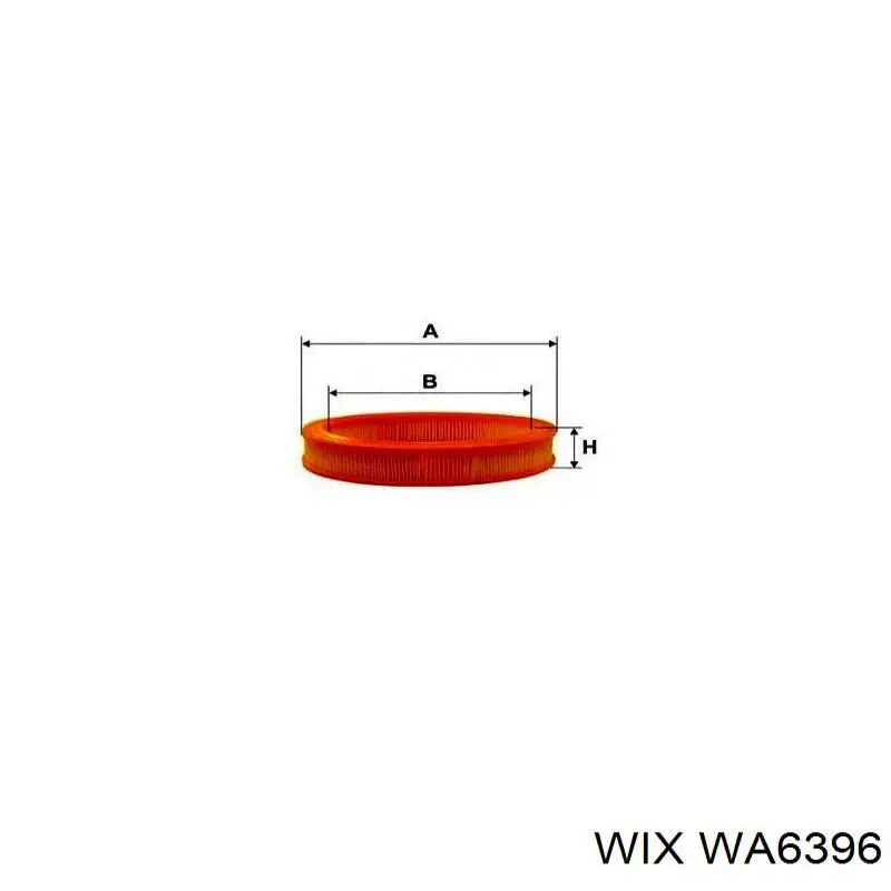 WA6396 WIX Filtro de ar