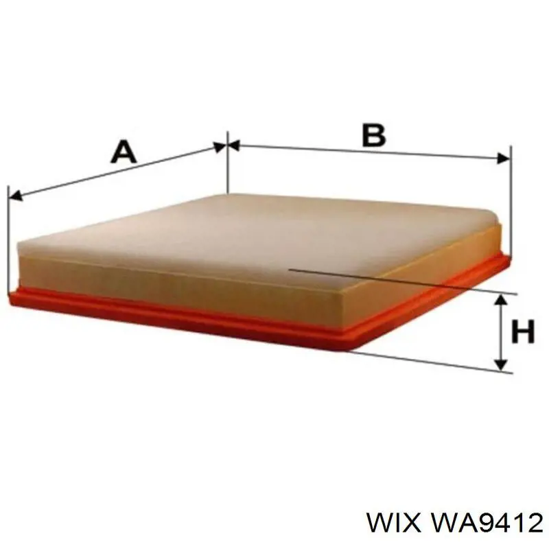 Compre WA9412 WIX Filtro de ar