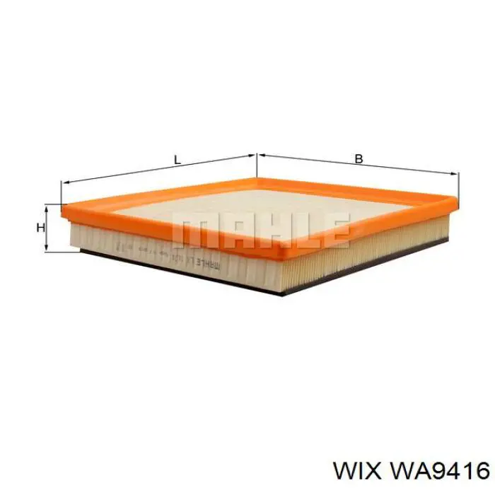 Compre WA9416 WIX Filtro de ar