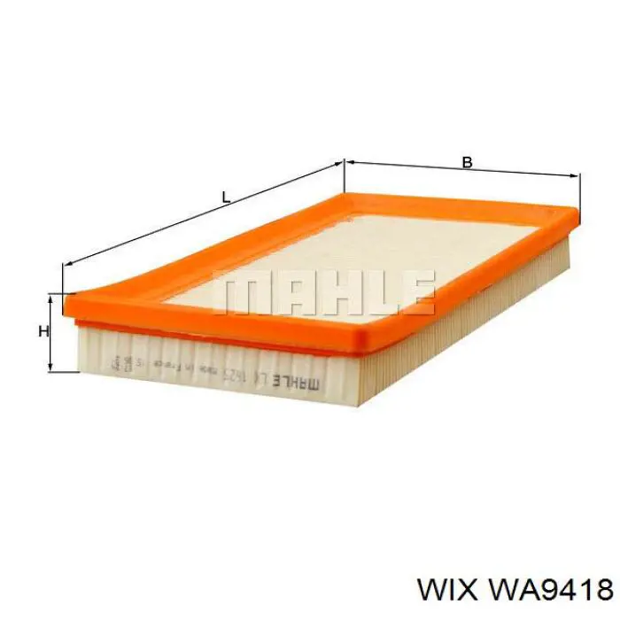 Compre WA9418 WIX Filtro de ar