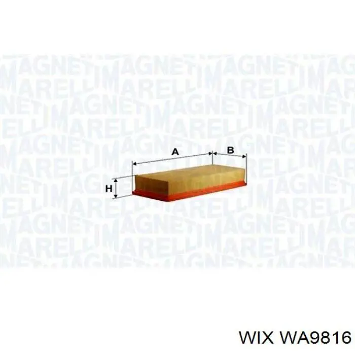 WA9816 WIX Filtro de ar