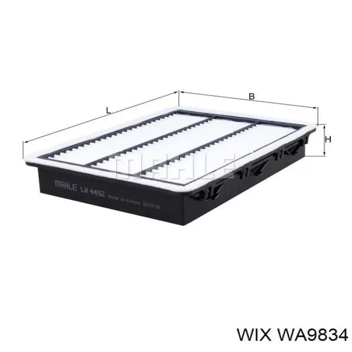 WA9834 WIX Filtro de ar