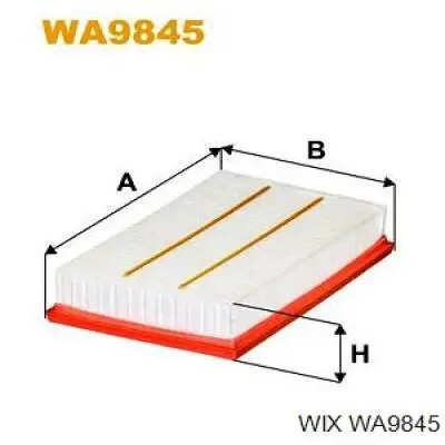 Filtro de ar WIX WA9845 preço, a partir de 13,97 USD