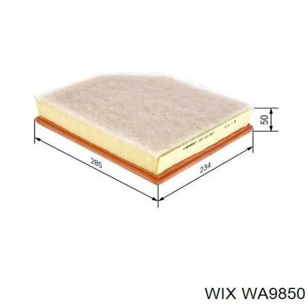 Compre WA9850 WIX Filtro de ar
