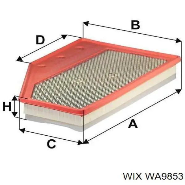Filtro de ar WIX WA9853 preço, a partir de 17,54 USD