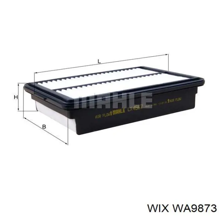 WA9873 WIX Filtro de ar