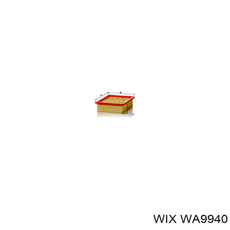 WA9940 WIX Filtro de ar