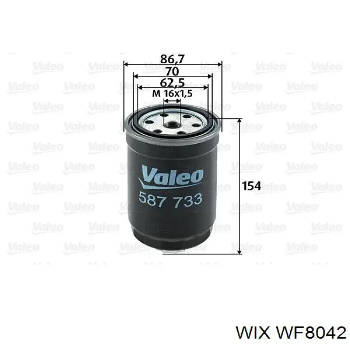 Filtro de combustível WIX WF8042 preço, a partir de 6,74 USD