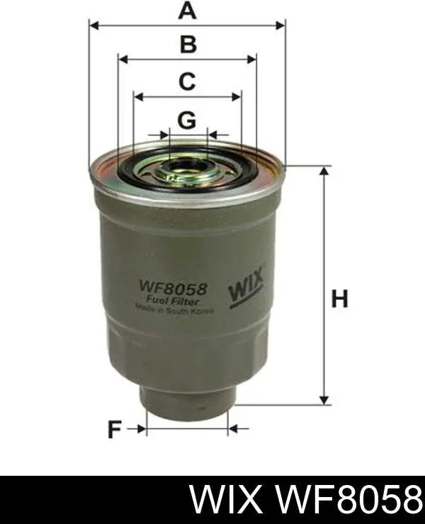 Filtro de combustível WIX WF8058 preço, a partir de 16,13 USD