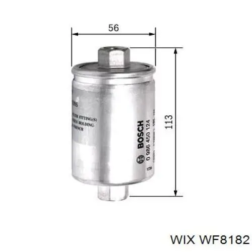 Filtro de combustível WIX WF8182 preço, a partir de 8,88 USD