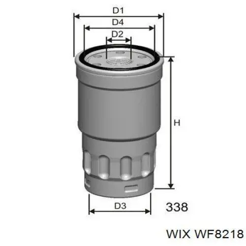 Compre WF8218 WIX Filtro de combustível