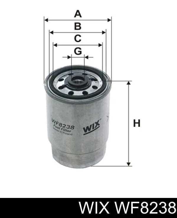 Filtro de combustível WIX WF8238 preço, a partir de 13,59 USD