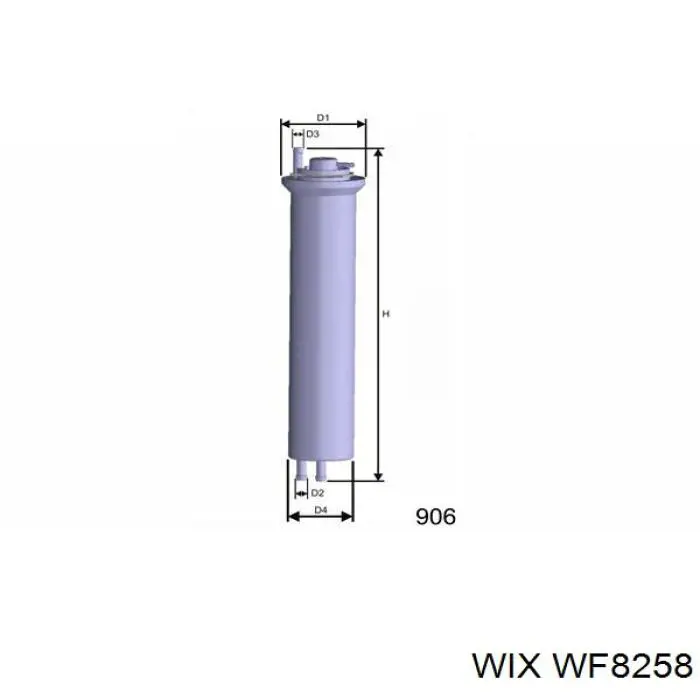 Compre WF8258 WIX Filtro de combustível