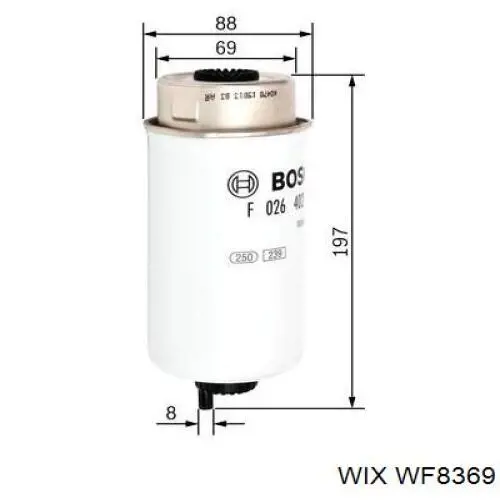 Compre WF8369 WIX Filtro de combustível