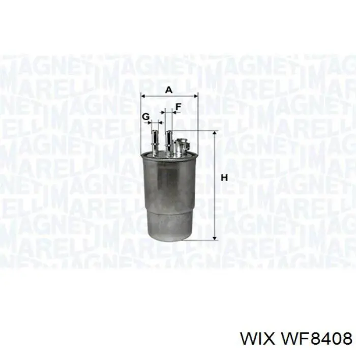 Filtro de combustível WIX WF8408 preço, a partir de 37,56 USD