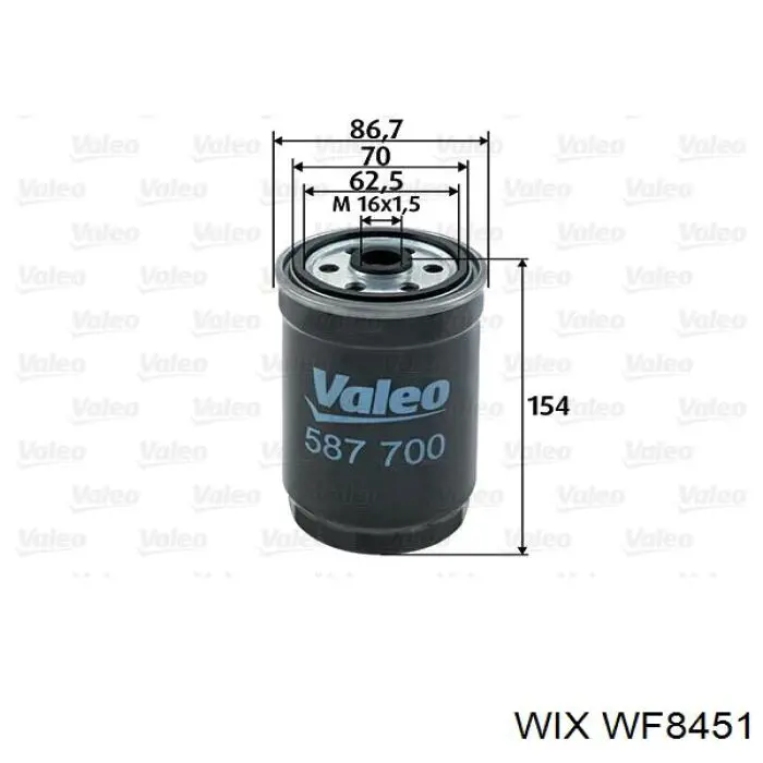 Compre WF8451 WIX Filtro de combustível